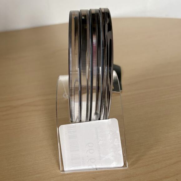 HEY BOO Cow Print Holographic GHOST COWBOY Iridescent Coasters Halloween TEXAS - Picture 10 of 16